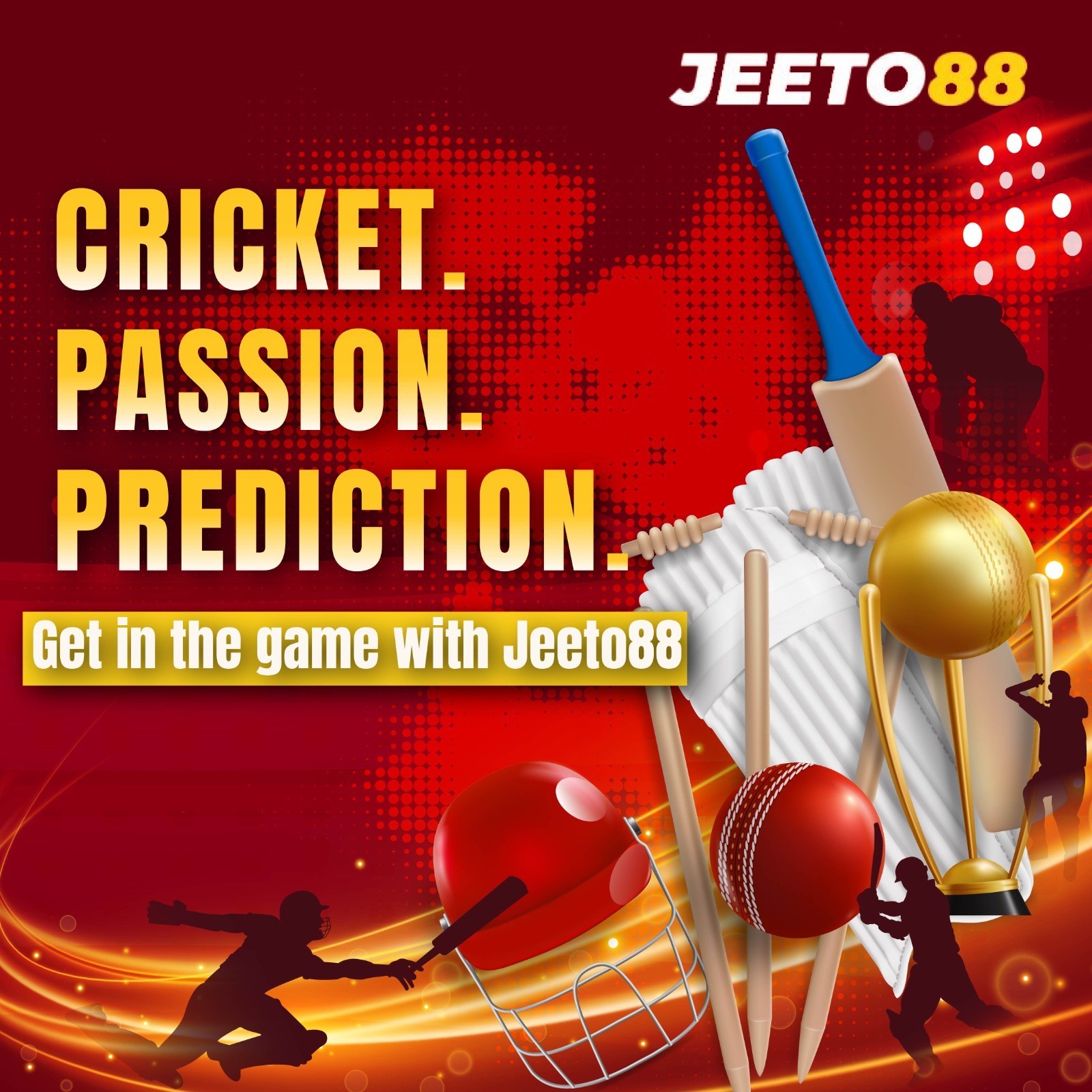 Cricket. Passion. Prediction. Get in the game with Jeeto88