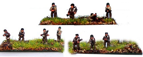 Plastic figures painting