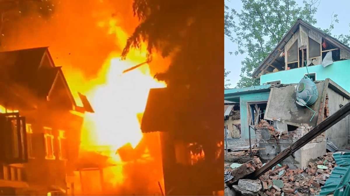 Houses of Terrorists Demolished in Kashmir After Deadly Pahalgam Attack