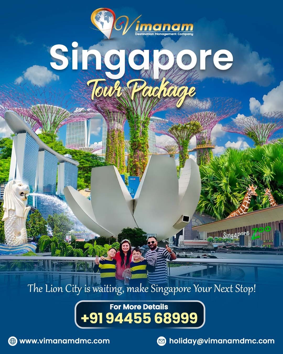         4 Days Singapore Tour Package – Explore the Lion City in Style