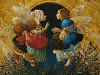 TWO ANGELS DISCUSSING BOTTICELLI by James C. Christensen