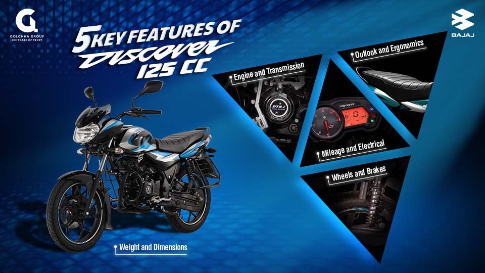 Features of Bajaj Discover 125 