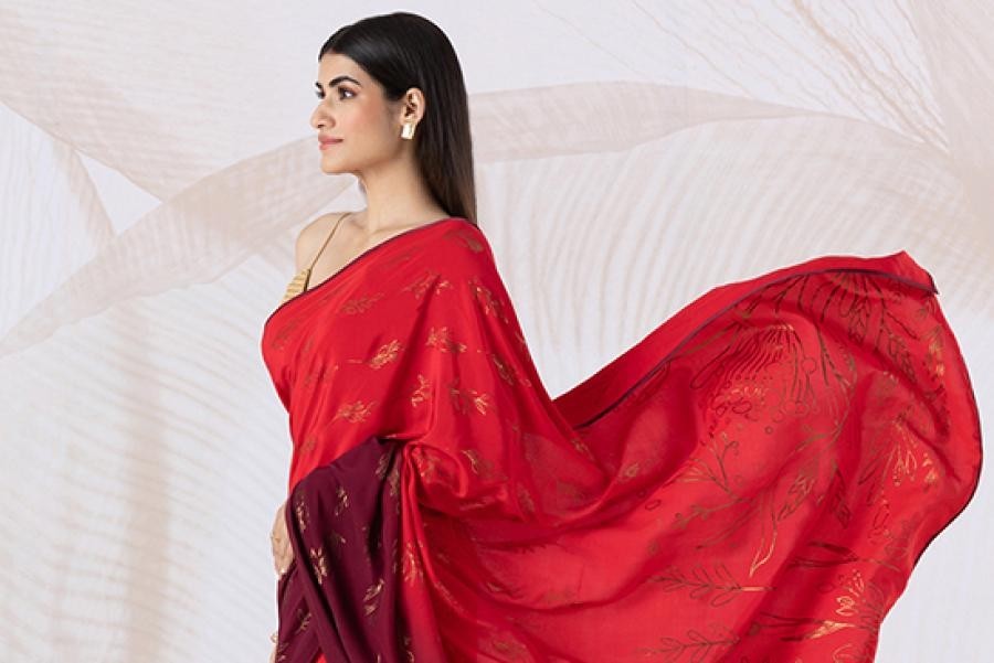 bid adieu in style with navyasa by liva saree: a fashionable farewell saree ideas 2023