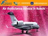 Regular Services of Air Ambulance Services in Ranchi by Falcon Emergency