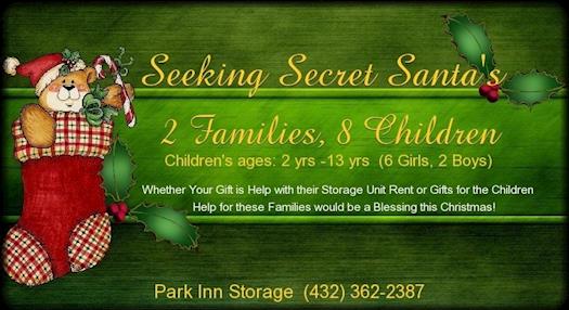 Seeking Secret Santa's 