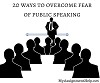 20 ways to overcome public speaking fear