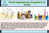 Food Ingredients Suppliers in India