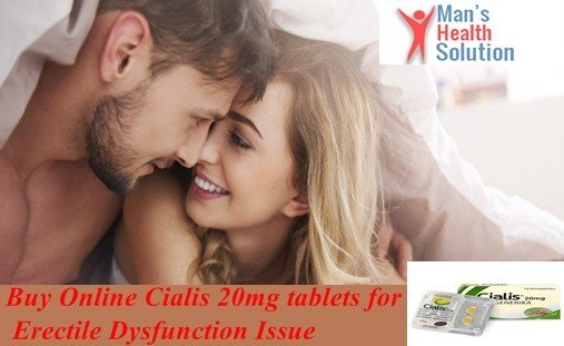 Buy Online Cialis 20mg tablets for ED Issue