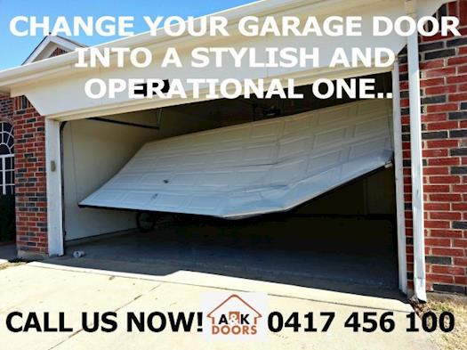 Change your garage door into a stylish and operational one Call A & K Doors 0417 456 100