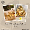 Indian Art Villa's Brass Urli and Exquisite Brass Items