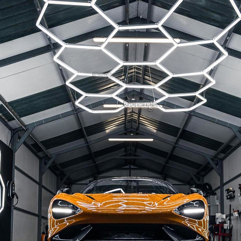 hexagon lights for garage