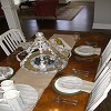 Dining Room Tablescape - Residential - BTI Designs and The Gilded Nest