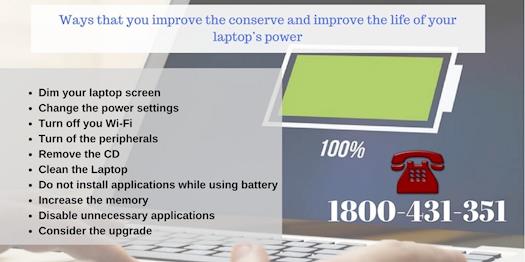 How to conserve and Improve the Battery Life of a Toshiba Laptop?