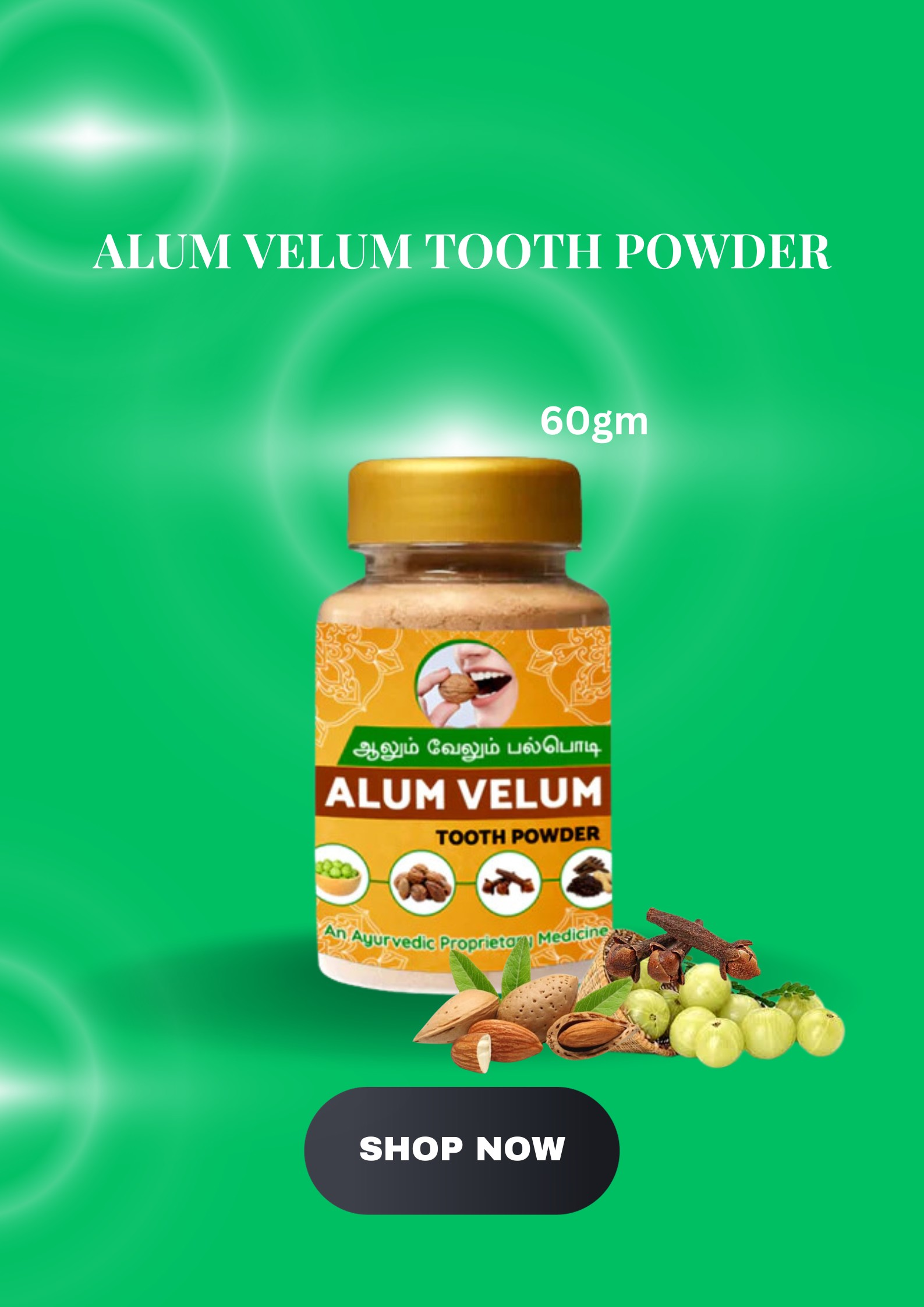 Herbal Tooth Powder for Oral Hygiene | Alum Velum