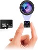 Small Hidden Mini Spy Camera - Secret Tiny Spy Cam for Home or Car with Motion Detection, Night Visi