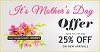 It's Mother's Day Offer Valid Till 14th May 25% Off on New Arrivals