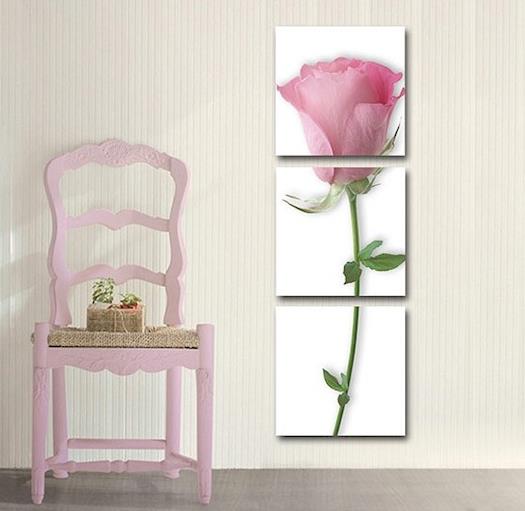 Pink Rose Cheap canvas Prints