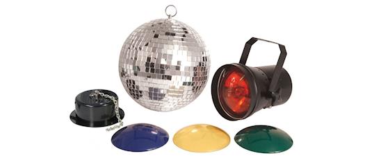 QTX Mirrorball Disco Light Set at DJ Store