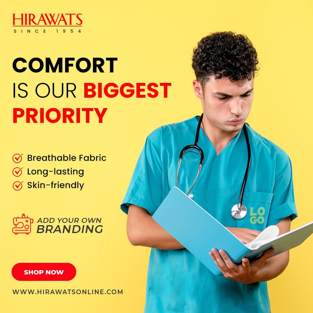Hirawats Scrubs: Made with Finest & High Quality Fabrics that last longer.
