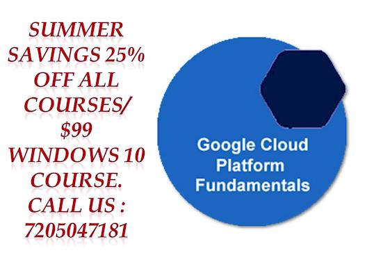 Google Cloud Platform Fundamentals - Online Training - Online Certification Courses 