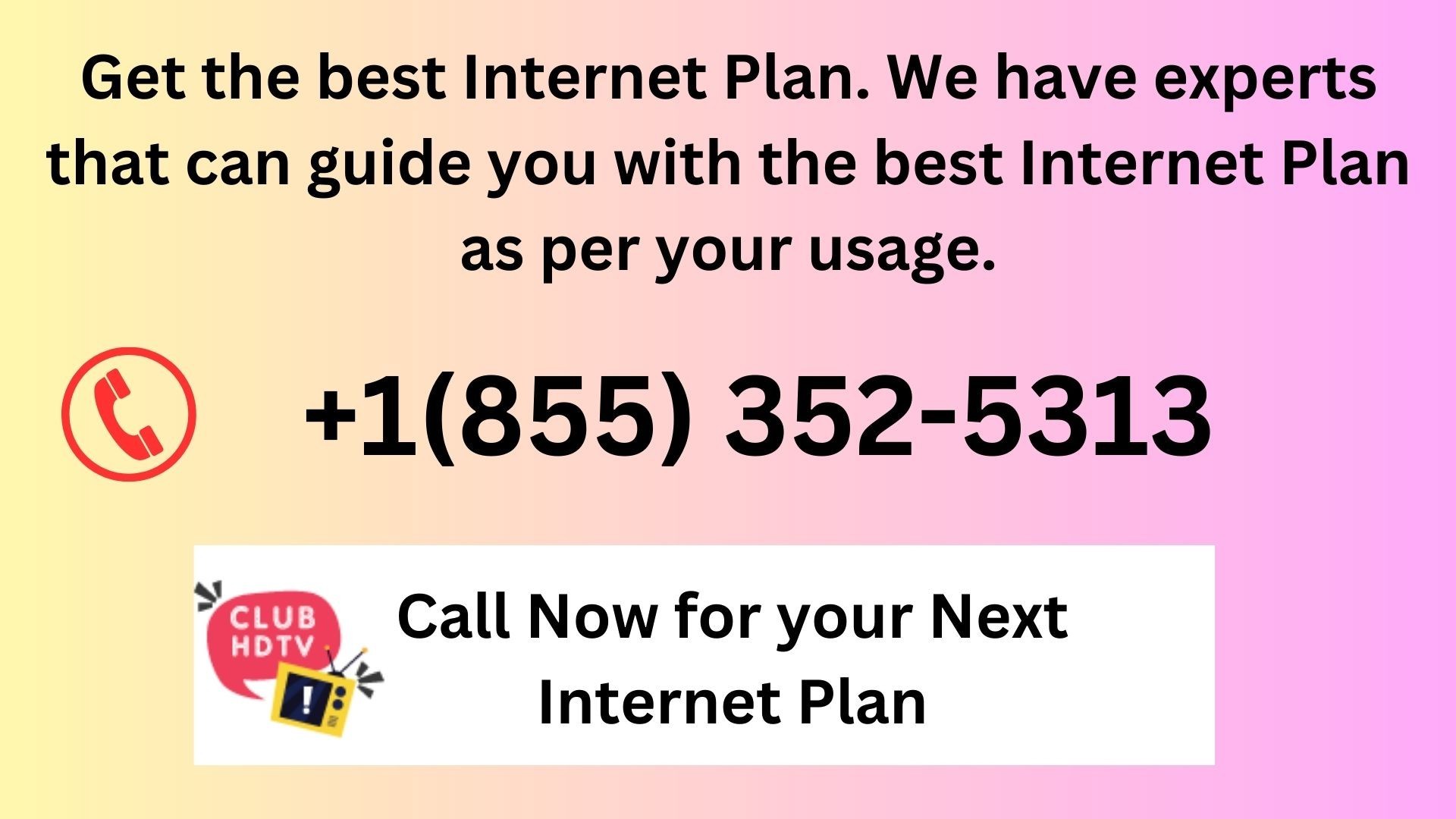 Get the best internet deal