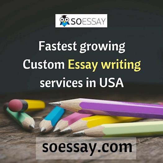 Soessay is the fastest growing essay writing service in the USA