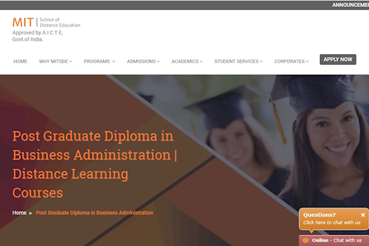 Distance Learning Courses| Choose From PGDM & PGDBA