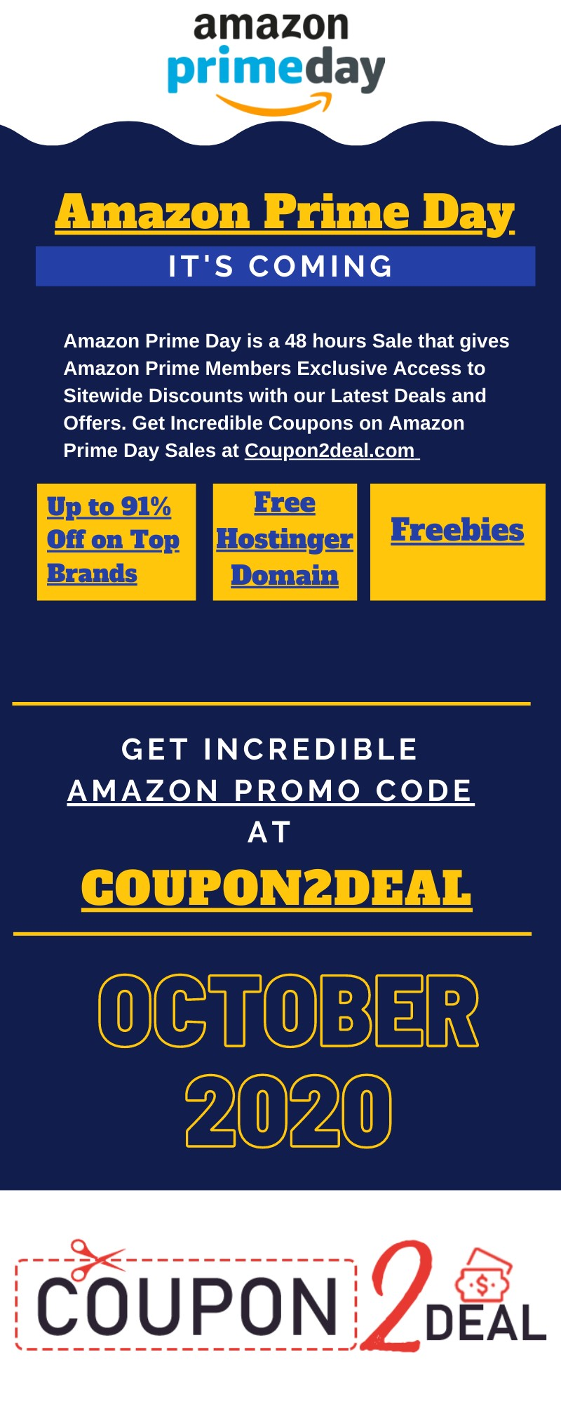 Celebrate Amazon Prime Day with Coupon2deal