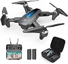 DEERC Drone with Camera 2K HD FPV Live Video 2 Batteries and Carrying Case, RC Quadcopter Helicopter