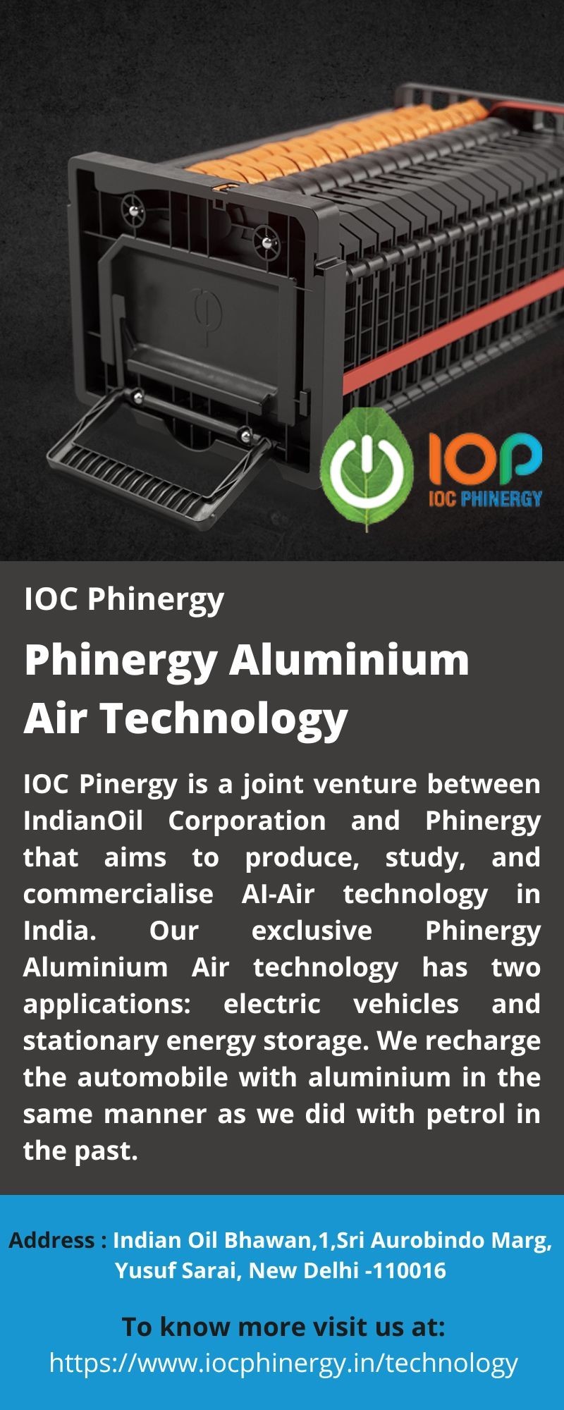 Phinergy Aluminium Air Technology