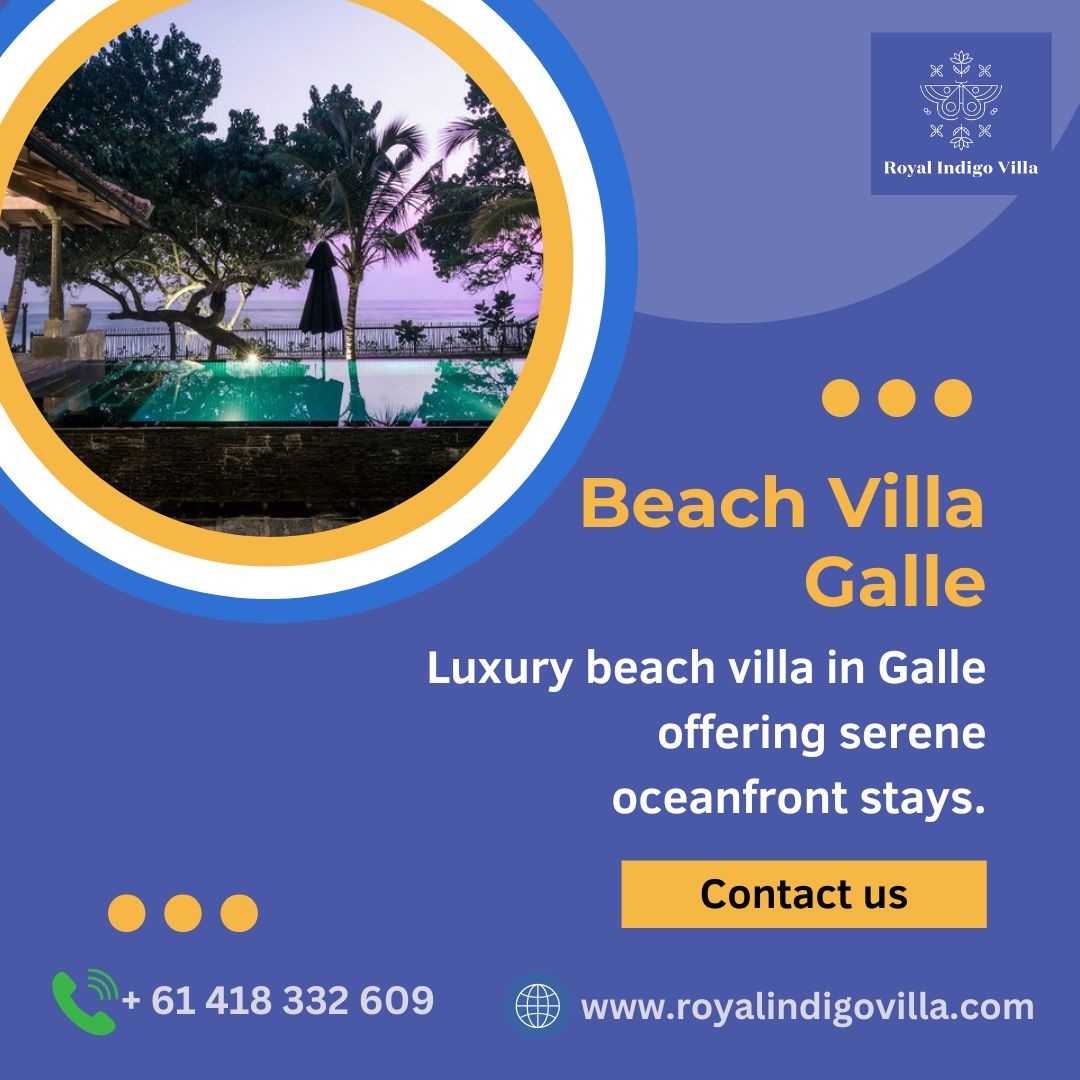 Luxurious Beach Villa in Galle | Perfect Sri Lankan Getaway