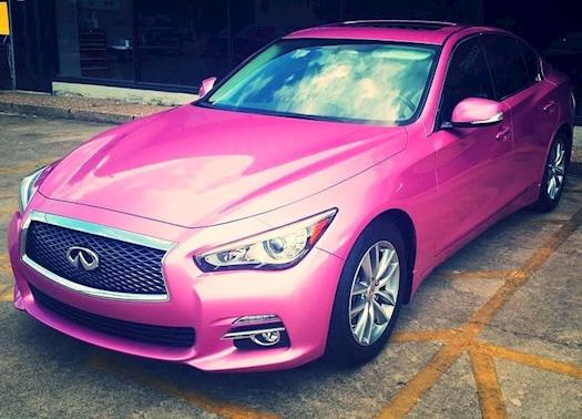 A Pink Car Wrap