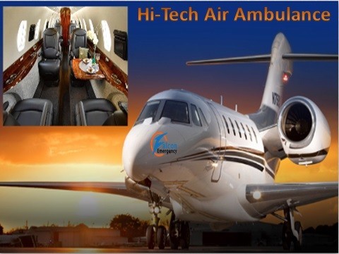 Get Economical Fare Air Ambulance Service in Patna by Falcon Emergency