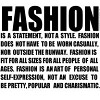 Fashion is...