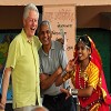 11.	Clinton is delighted to watch a cultural programme arranged at the school
