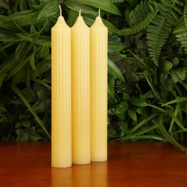 Illuminate with Evoke Pillar Candles Beeswax Beauty by Raw Light