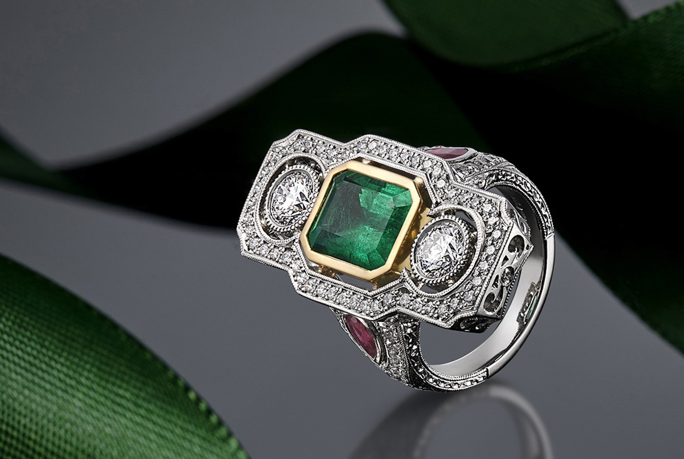 Emerald Ring - MO Studios