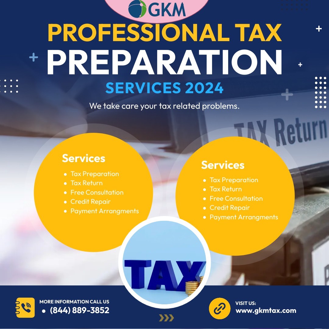 Tax Preparation Services Company in US - GKM USA