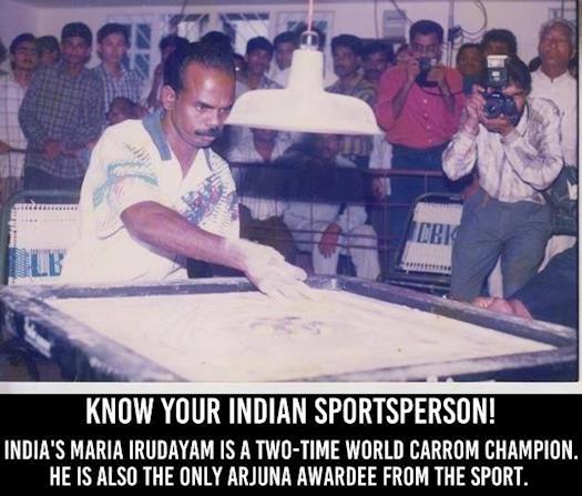 Maria Irudayam- Two Times World Carrom Champion