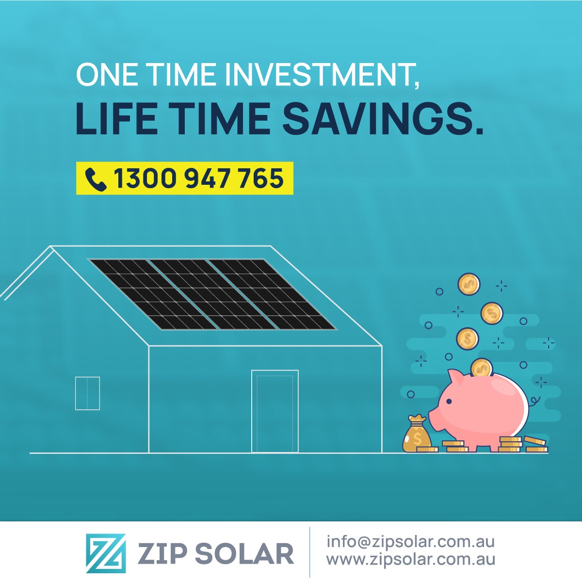 Invest once in solar and enjoy the lifelong savings
