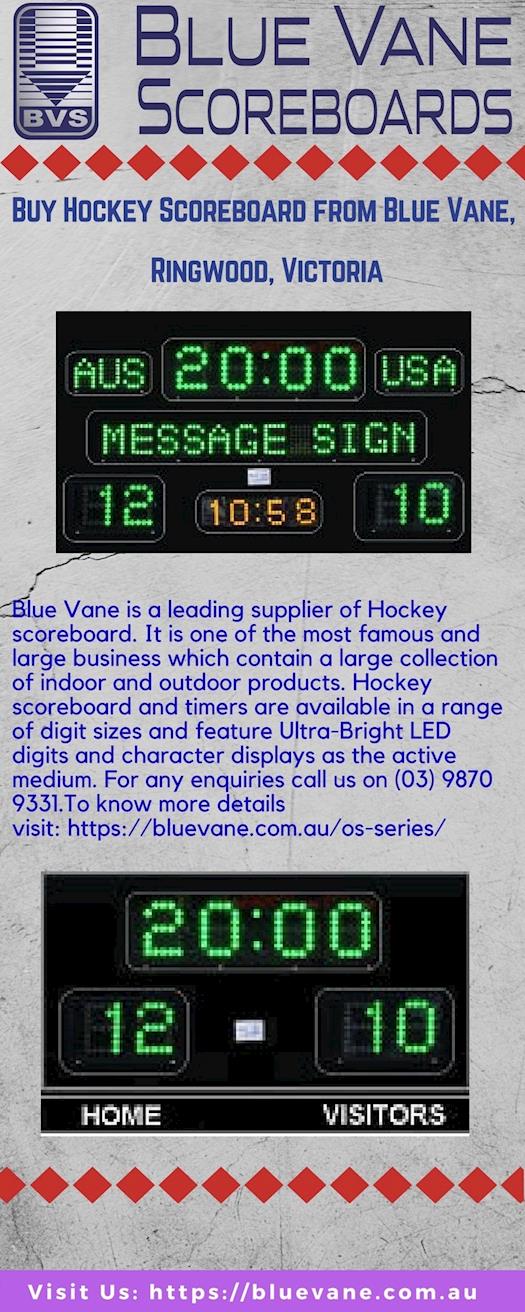 Hockey Scoreboard from Blue Vane, Victoria, Australia