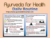 Daily Routine By Ayurveda