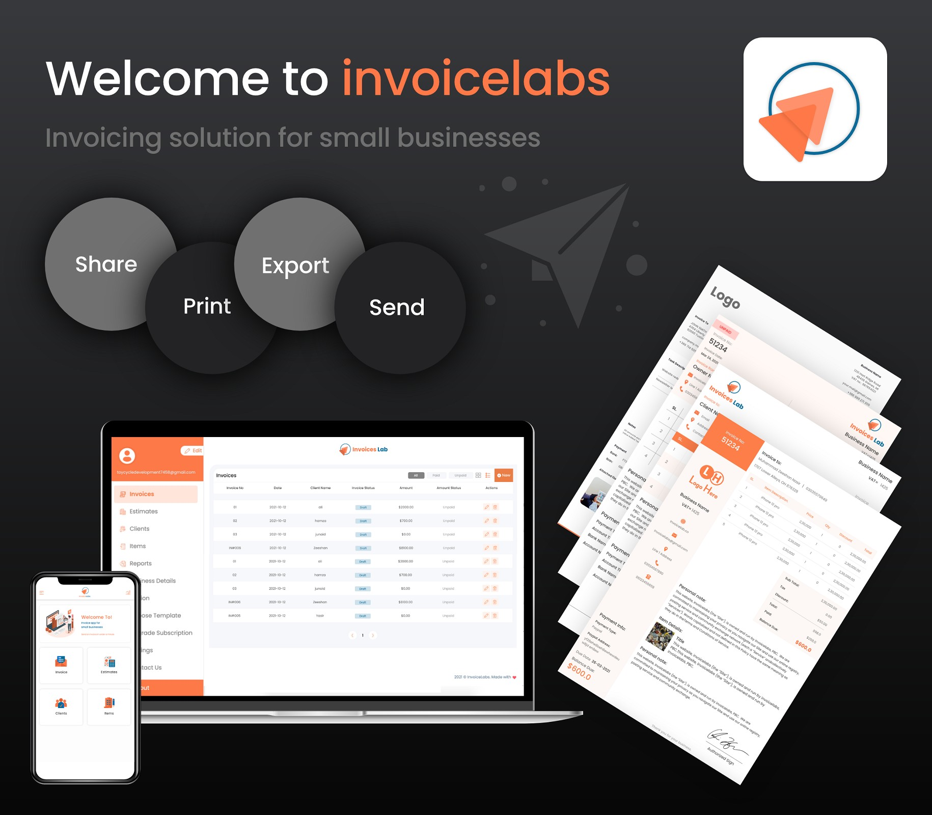 welcome to invoice labs