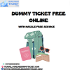 dummy ticket free online