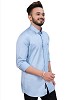 plain light blue shirt for men