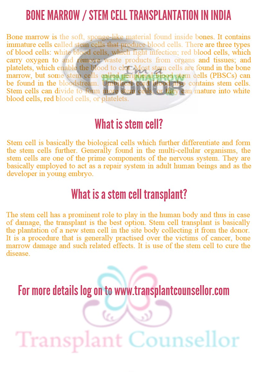  Bone Marrow Transplant in India