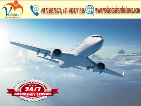 Take the Most Advanced Air Ambulance Service in Guwahati  by Vedanta Air Ambulance