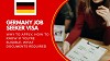 German Job seeker Visa from Dubai