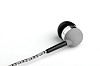Grey Earbuds with Microphone & Remote Control Key