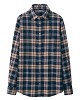 Adipose Blue and Beige Flannel Shirt